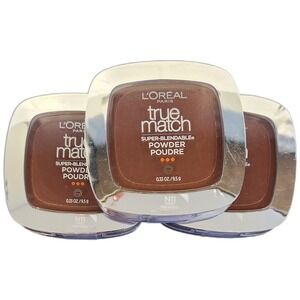 L'Oreal‎ Paris True Match Super Blendable Powder N11 Deep Profond Makeup 3 Pack